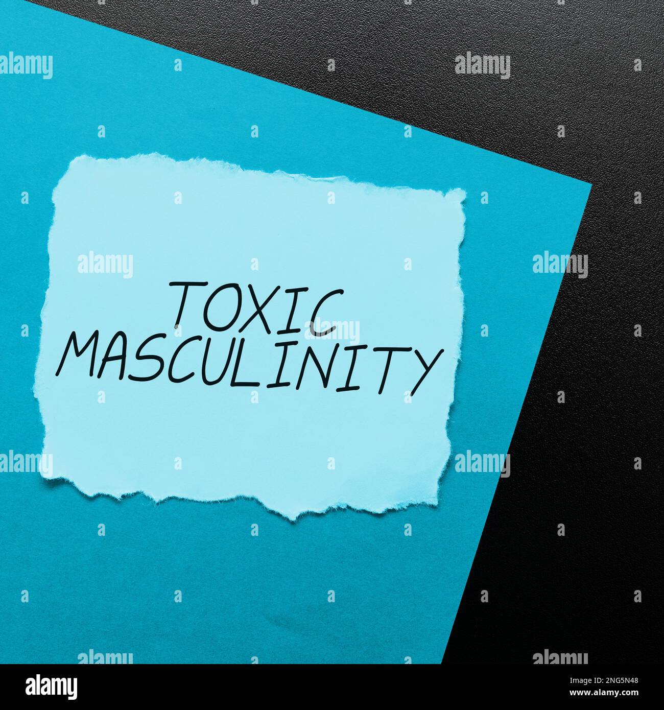 Writing displaying text Toxic Masculinity. Conceptual photo describes ...