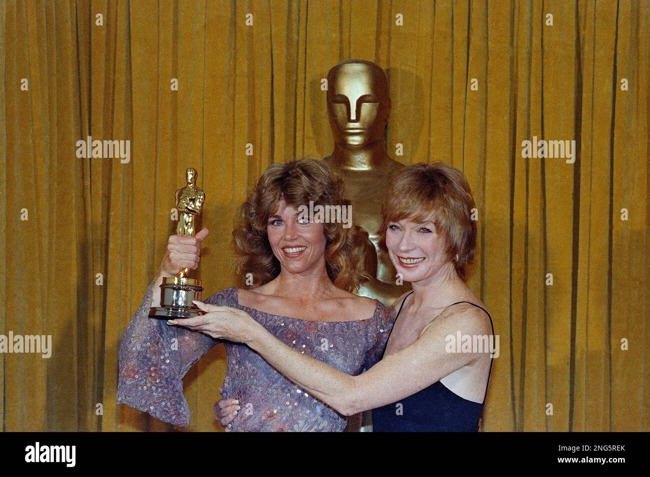 Jane Fonda, Oscar winner for Best Actress in Home" with