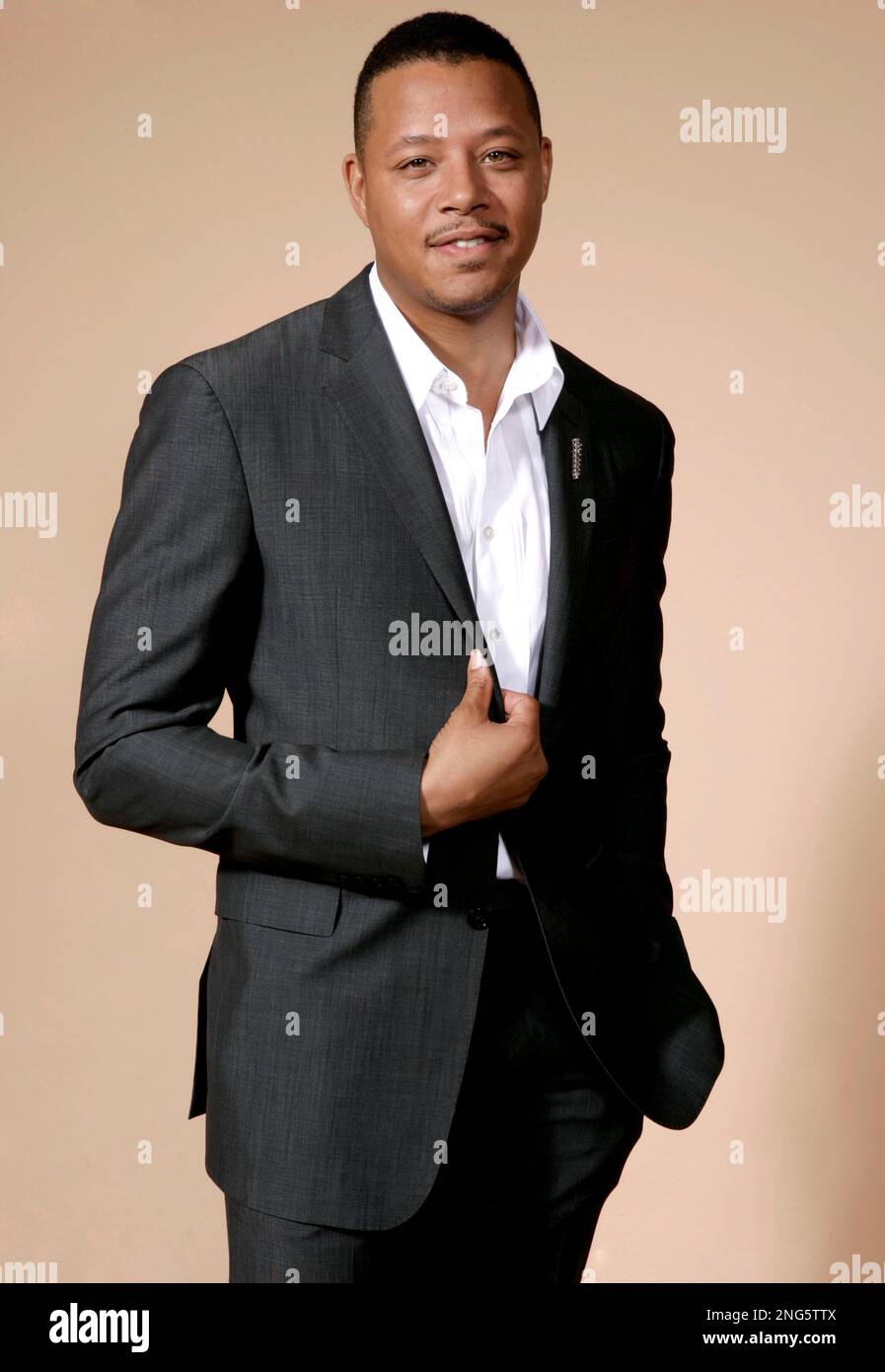 Actor Terrence Howard poses for a portrait in Los Angeles on Monday