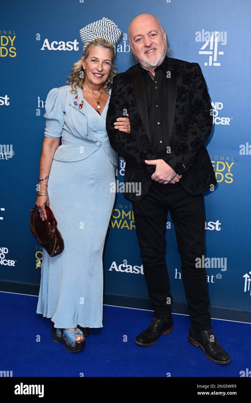 London, UK. London, UK. 17 February 2023. Kristin Bailey and Bill Bailey attending the The