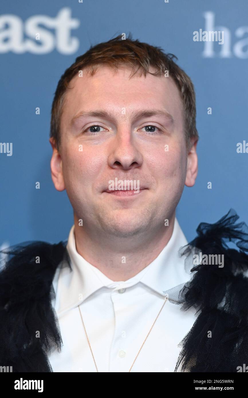London, UK. 17 February 2023. Joe Lycett attending the The National
