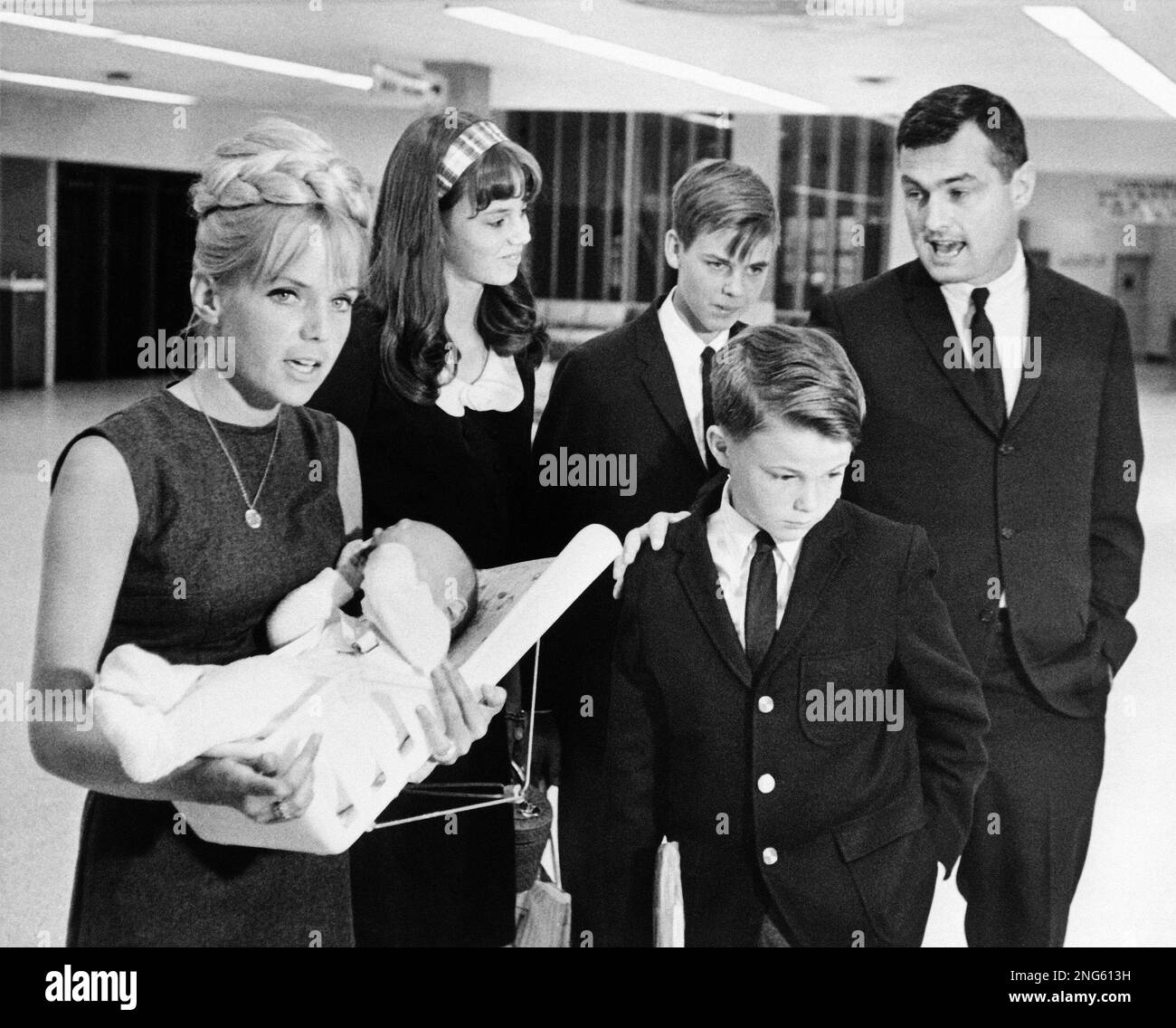 The Four adopted Children of slain Financier Jacques Mossler arrive at