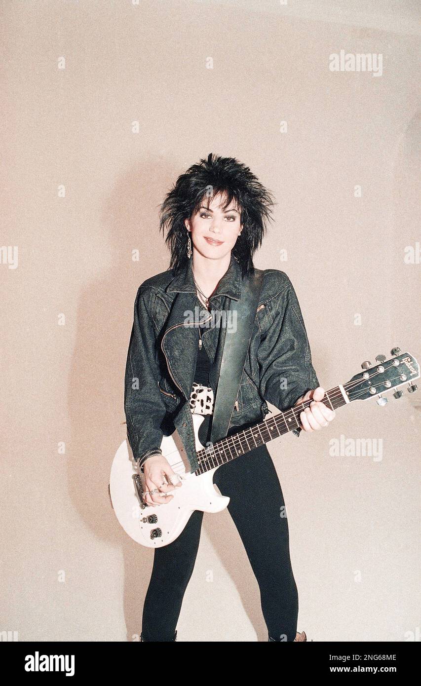 Singer Joan Jett is shown in this Dec. 1986 photo. (AP Photo Stock ...