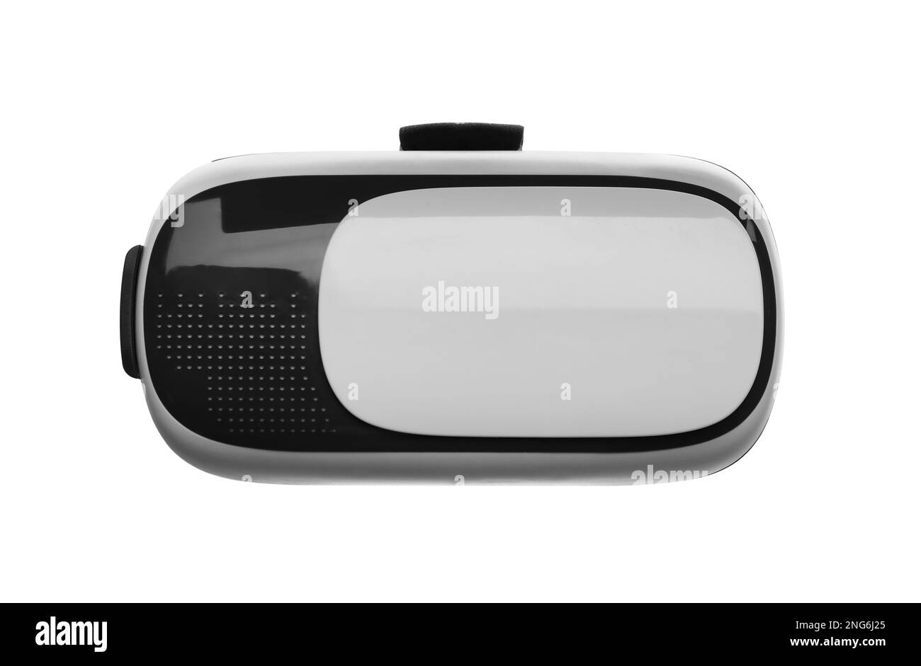 Modern virtual reality headset isolated on white Stock Photo Alamy