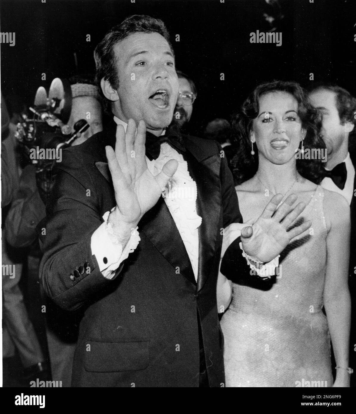 William Shatner, who stars as Captain Kirk, commander of the starship U