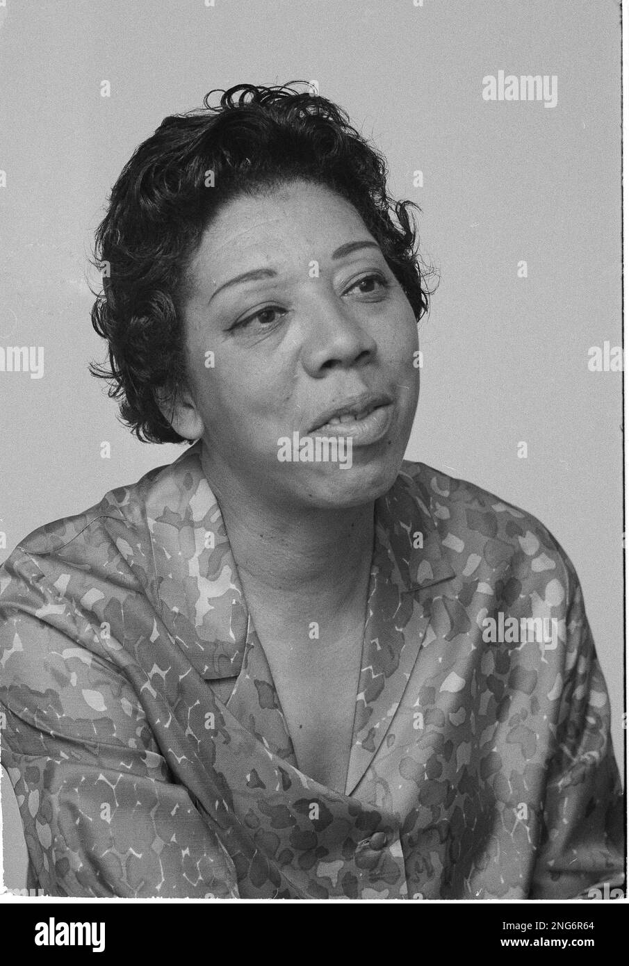 Former tennis star Althea Gibson is seen in her East Orange, N.J ...