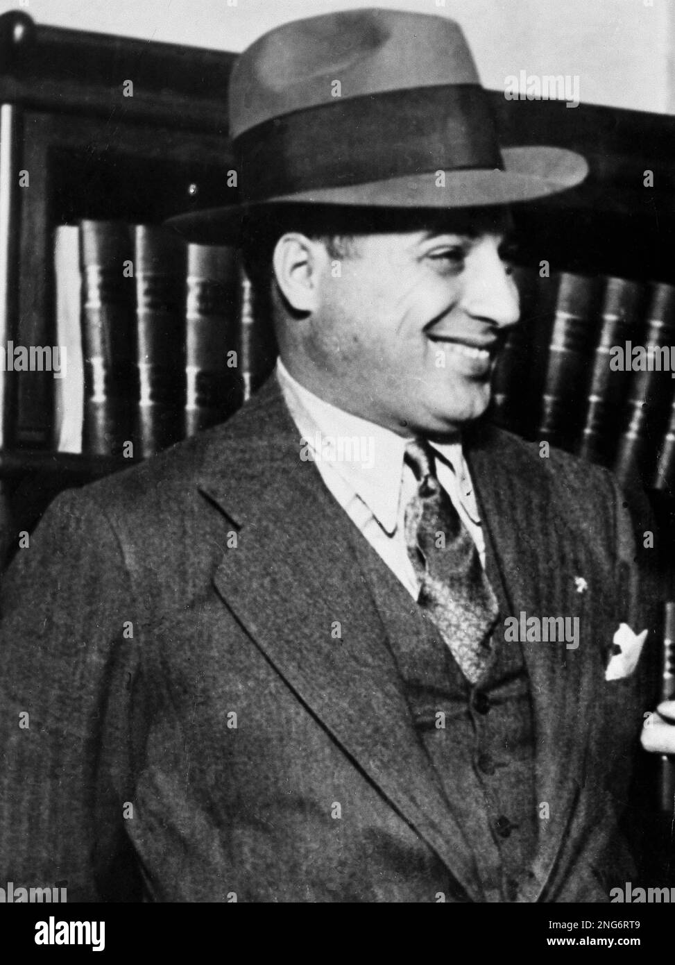 Ralph J. Capone, younger brother of gangster Al Capone, is seen in