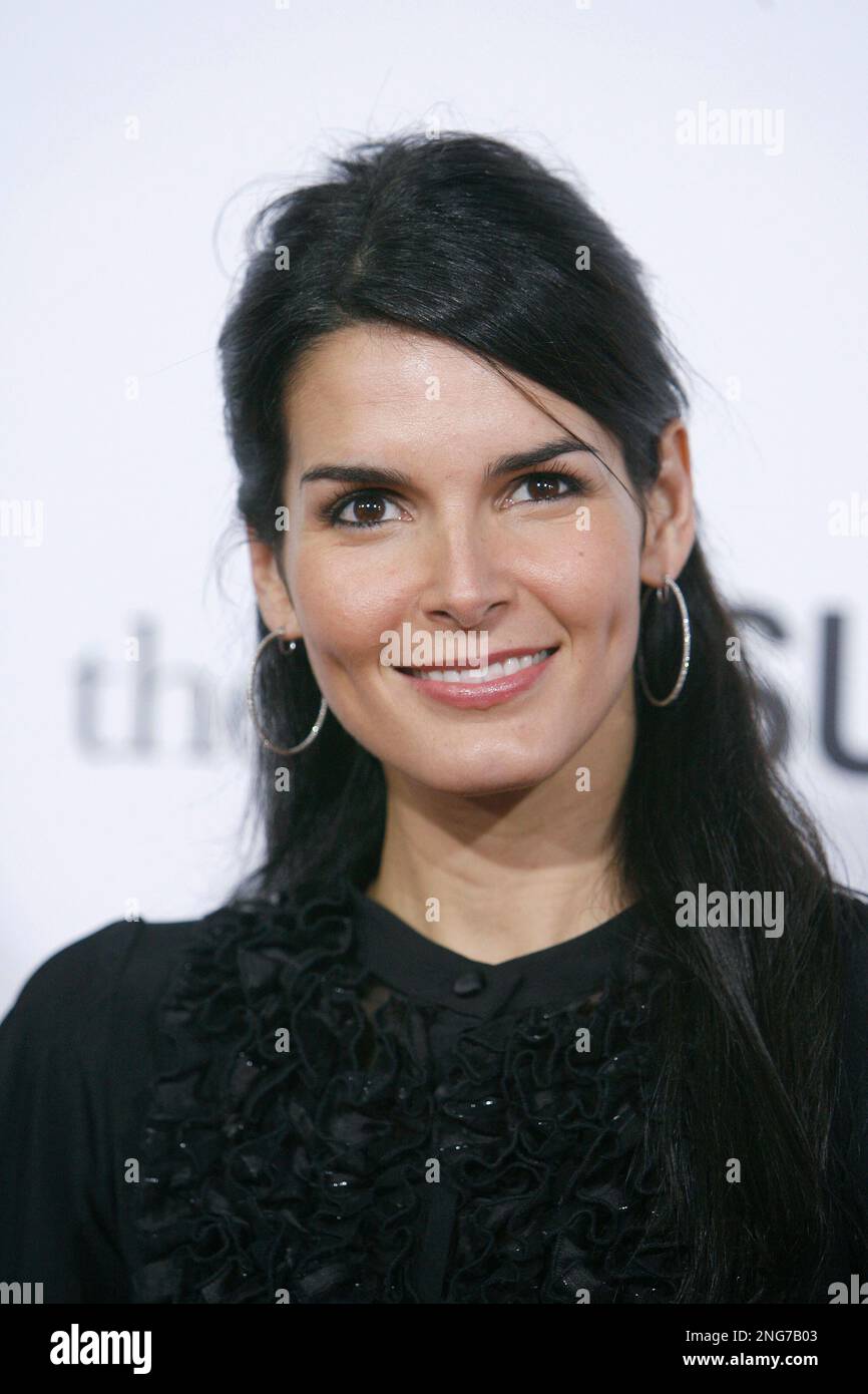 Actress Angie Harmon arrives at the film premiere of &ldquo;Pursuit of