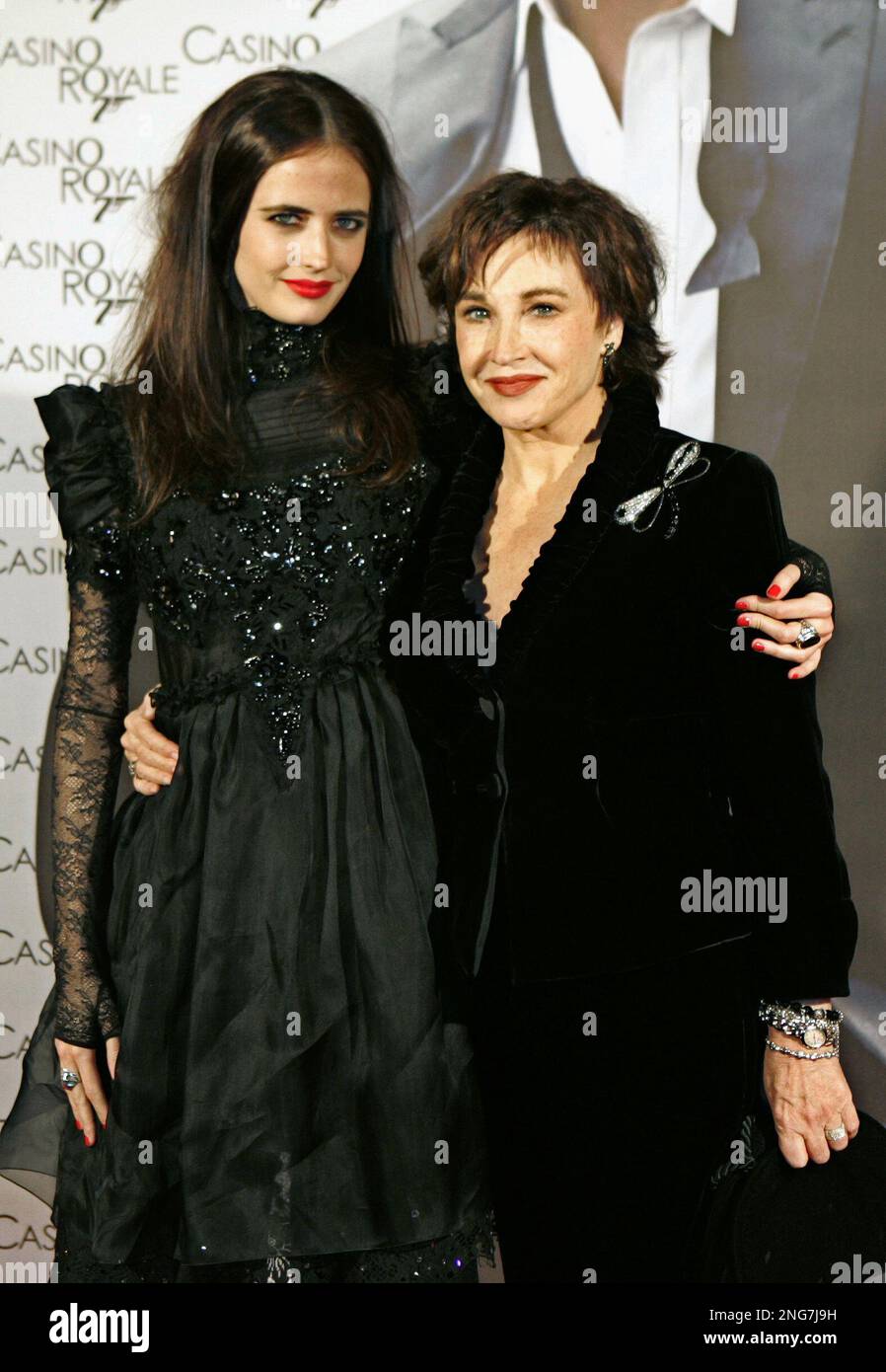 Actress Eva Green and her mother Marlene Jobert, right, pose for the ...