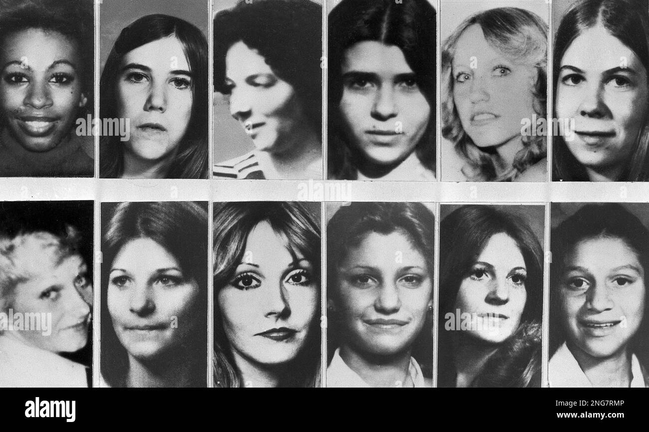 Victims of the socalled Hillside Strangler, include, top, from left