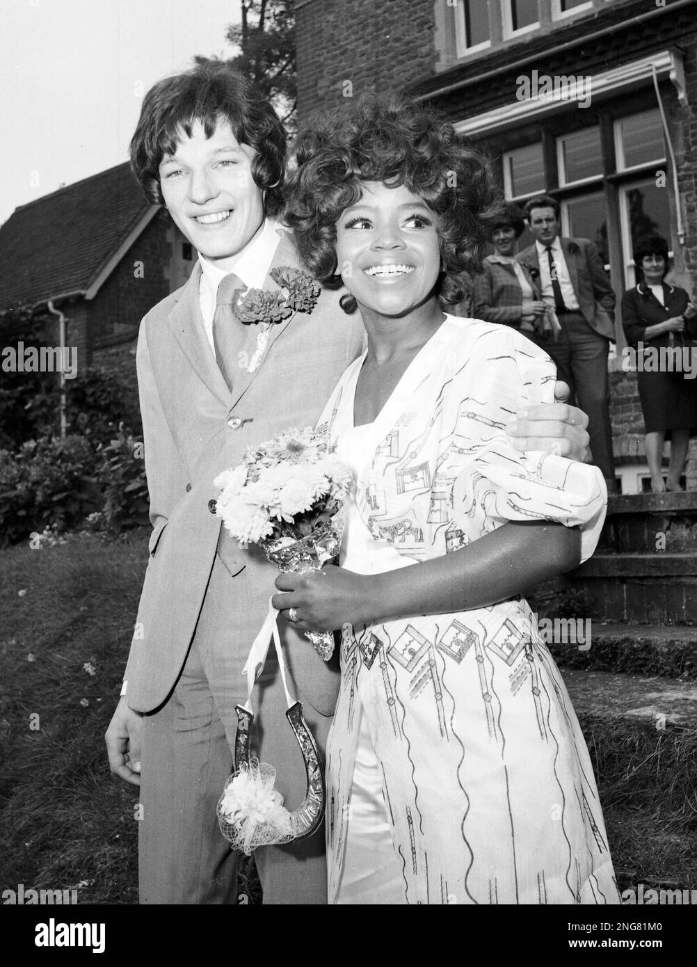 American pop singer P.P. Arnold, real name Pat Arnold, with her