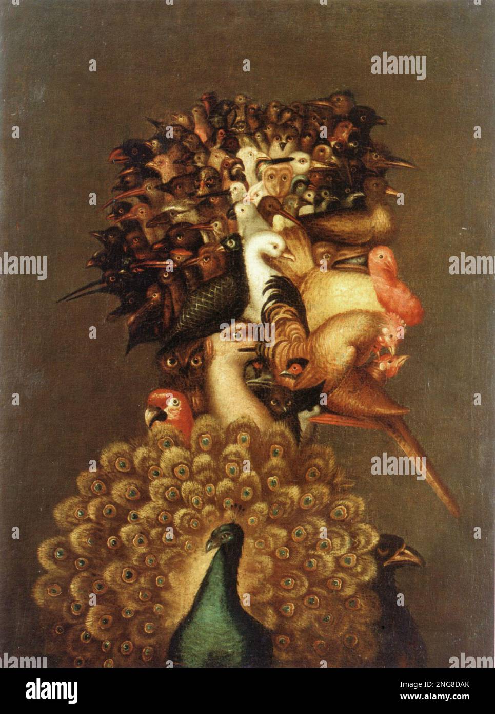 Air by Giuseppe Arcimboldo, part of The Four Elemenst series painted for Maximilian II, the Holy Roman Emperor Stock Photo