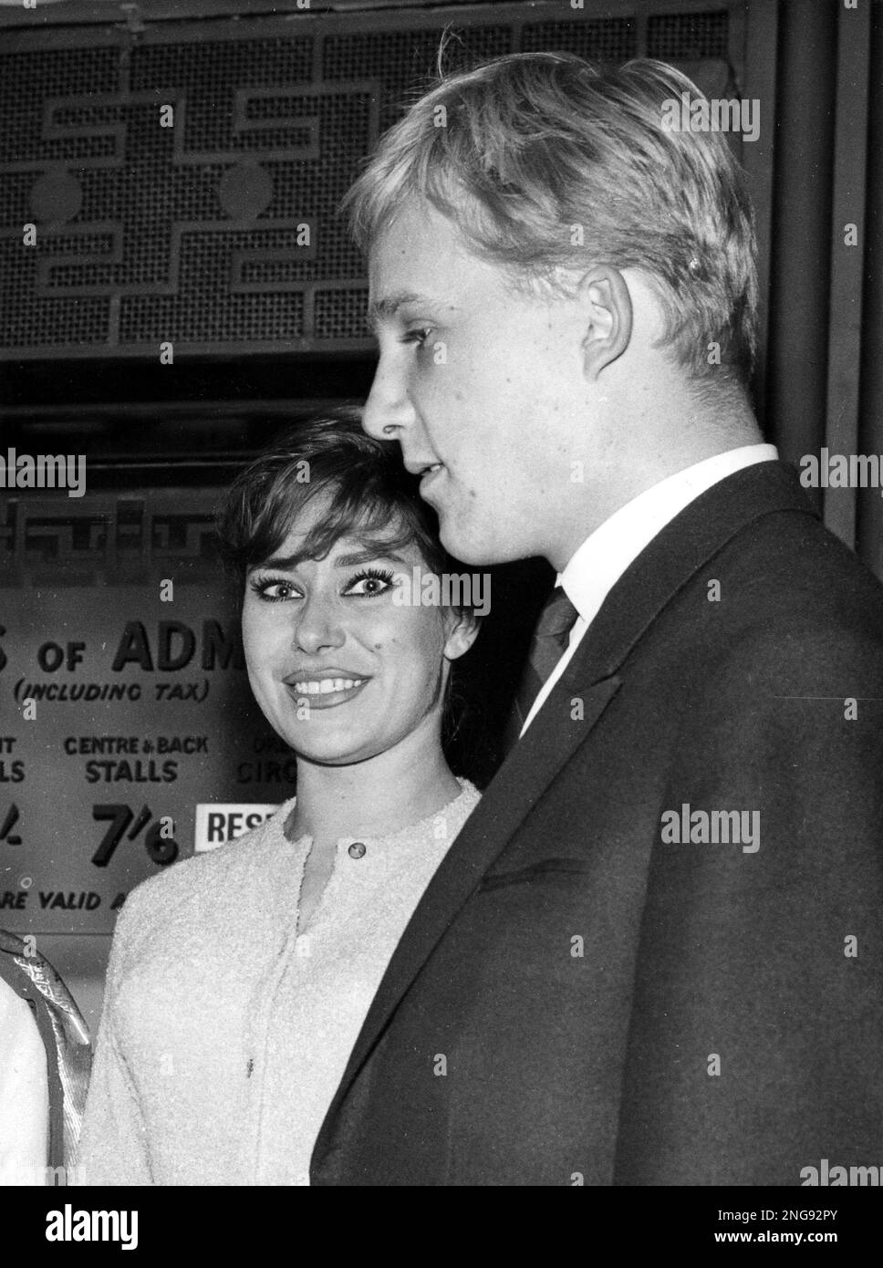 German actress Kai Fischer and her constant companion Prince Alfred