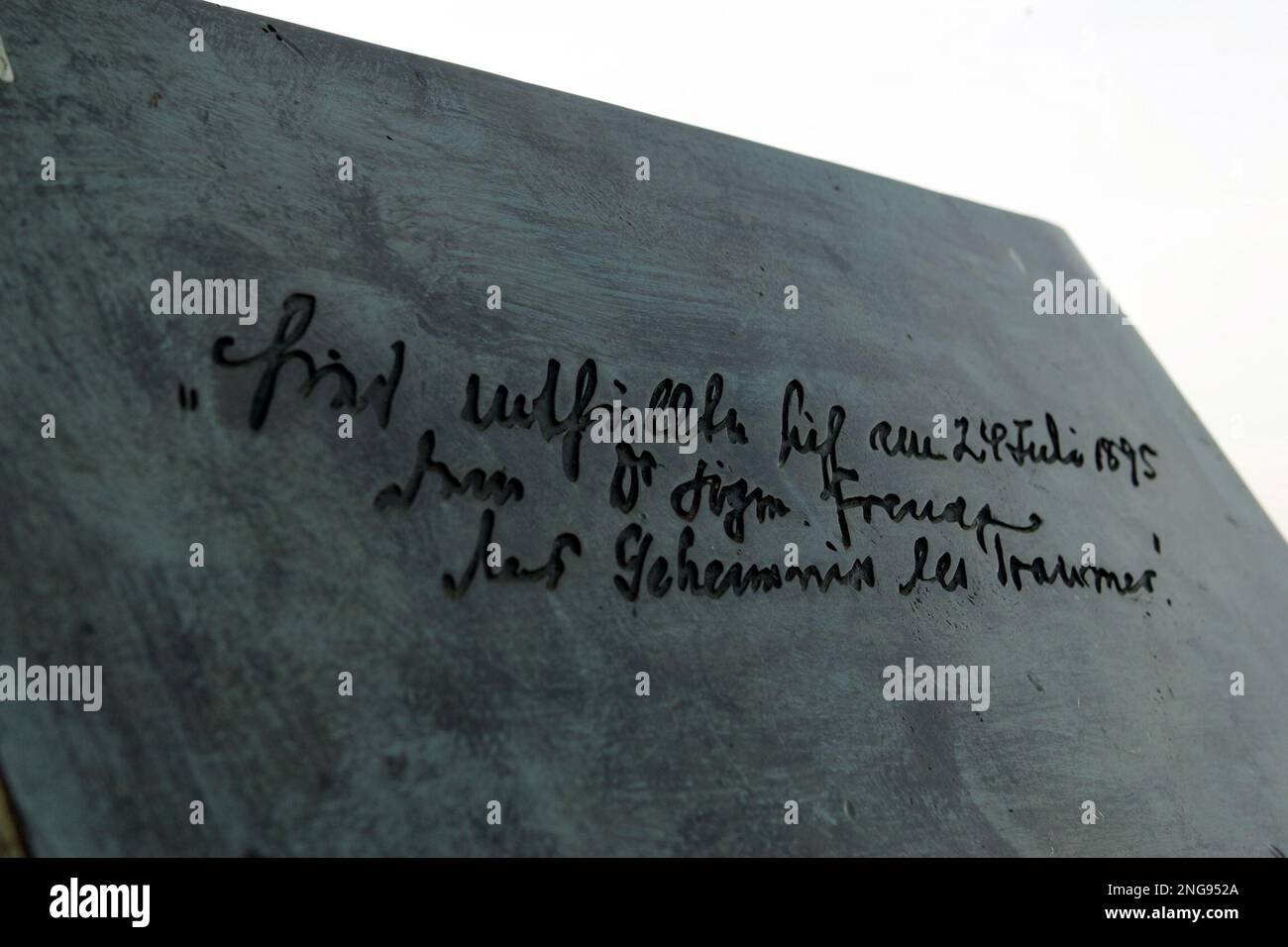 The "Memorial Stone for a Dream" of former Austrian psychoanalyst