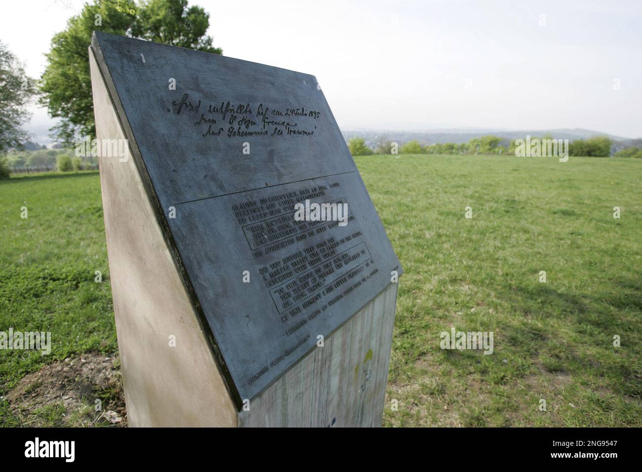 The "Memorial Stone for a Dream" of former Austrian psychoanalyst