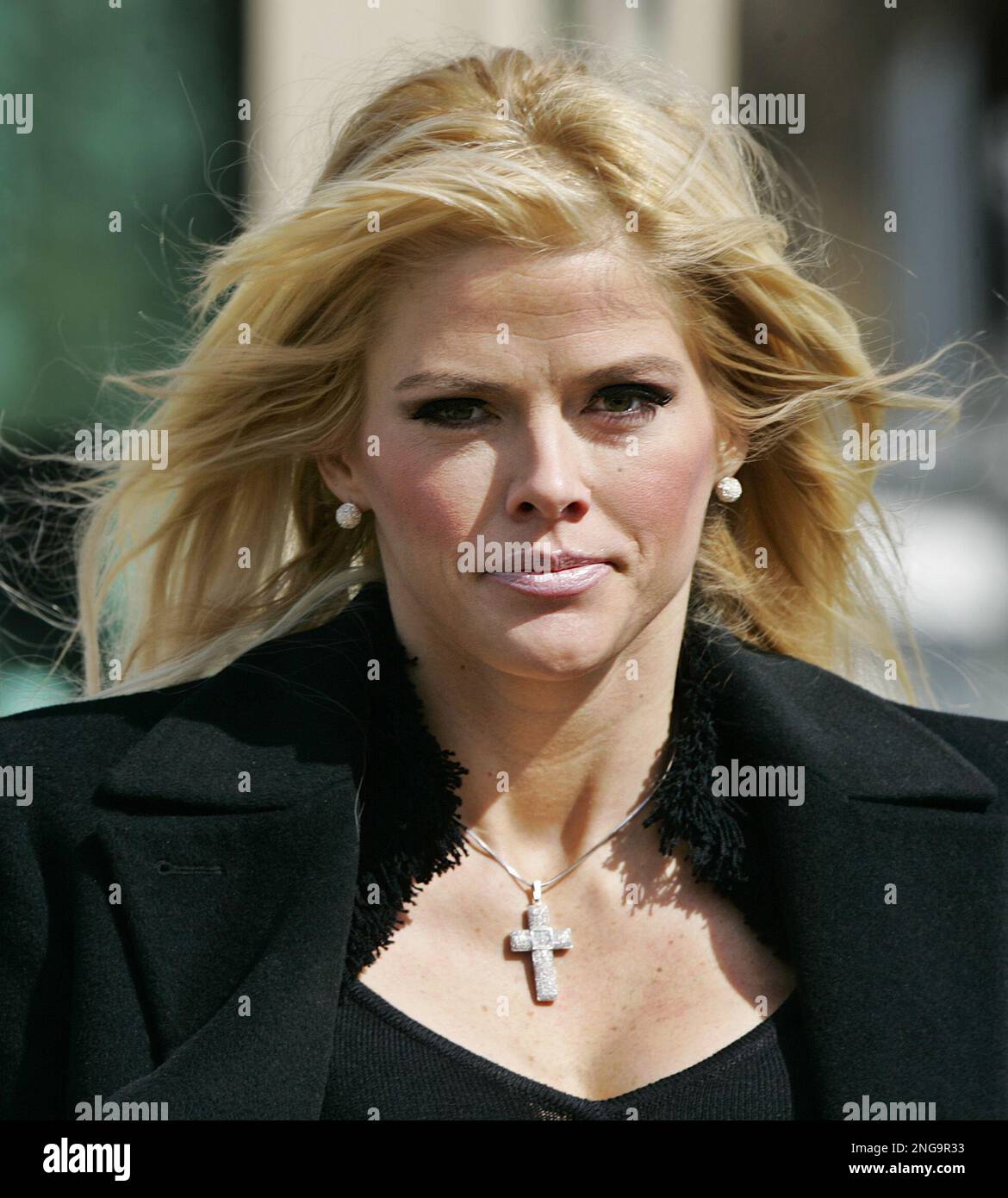 Anna Nicole Smith, leaves the U.S. Supreme Court, Tuesday, Feb. 28