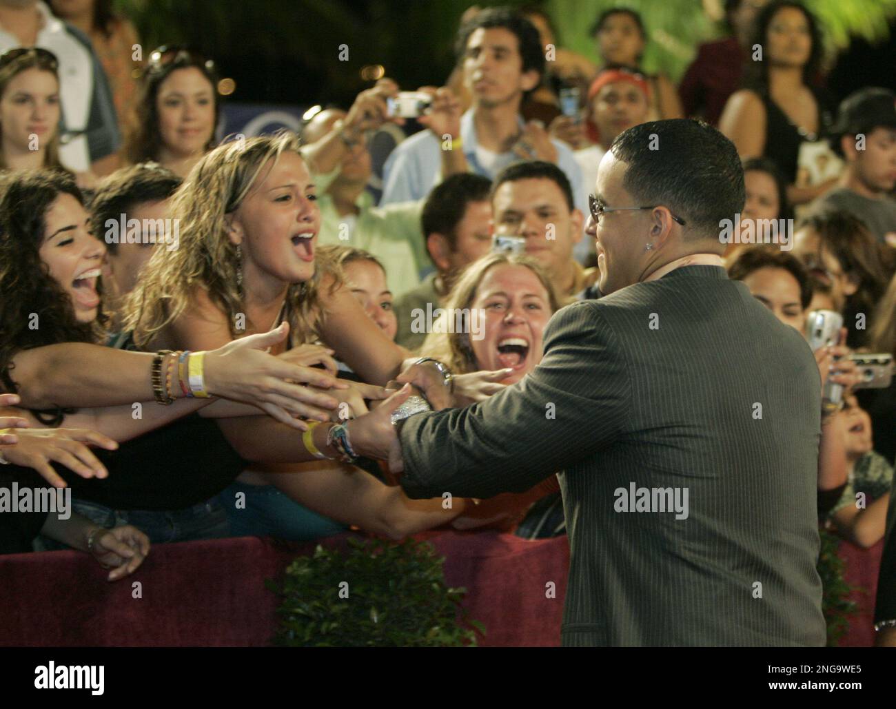 Puerto Rican Reggaeton artist Daddy Yankee reaches out to fans as he ...