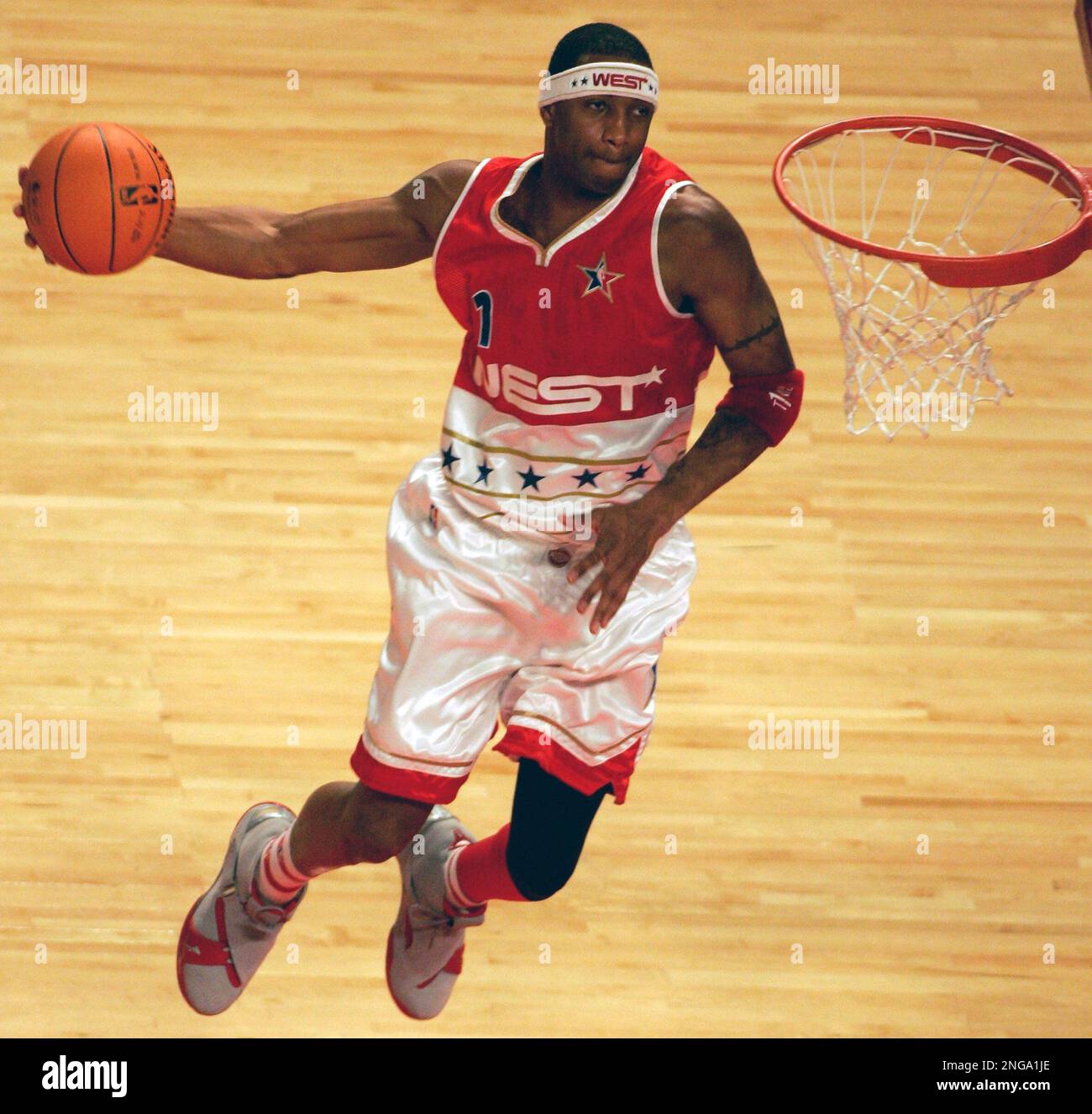Tracy McGrady shoots during the NBA All-Star Game in Houston Tracy McGrady shoots during the NBA All-Star Game in Houston