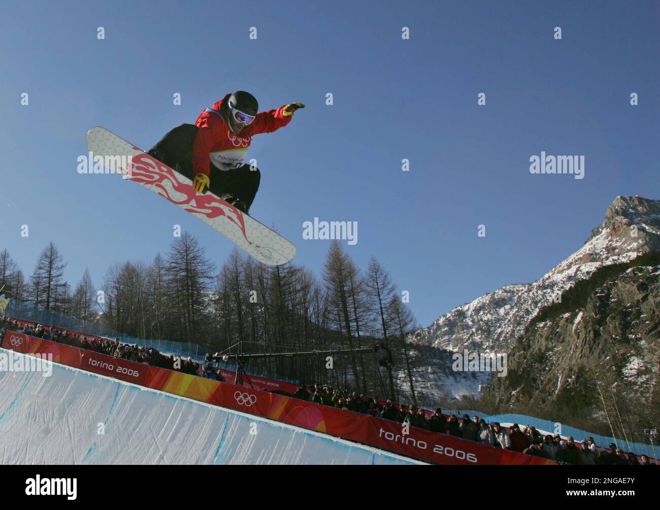 Feb 12, 2006; Bardonecchia, ITALY; XX Winter Olympics: SHAUN WHITE