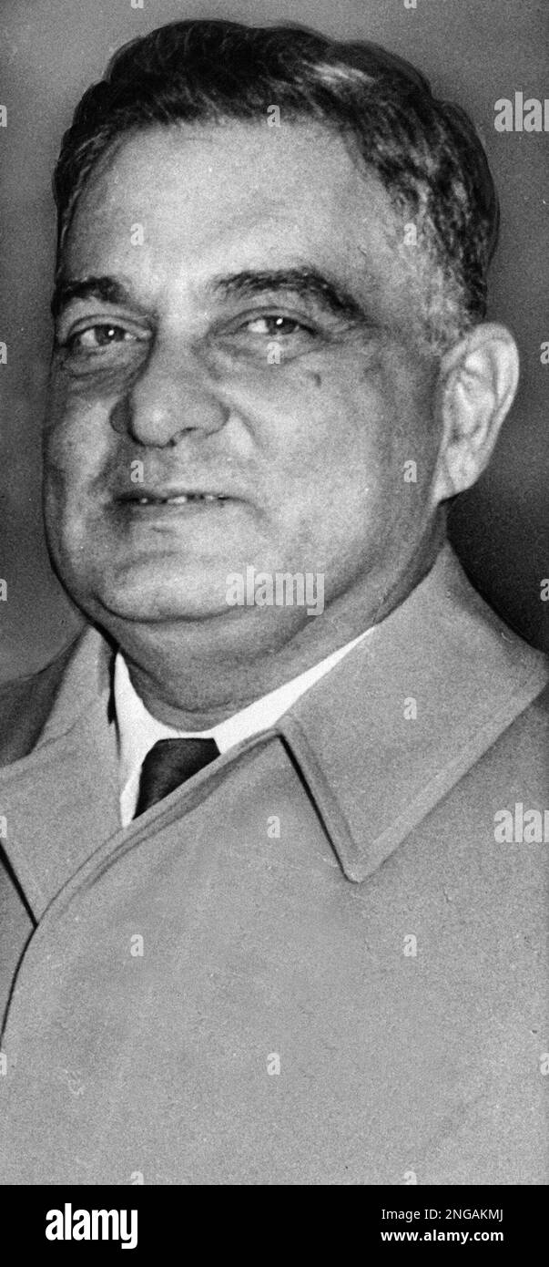 President Iskander Mirza of Pakistan is seen in 1958. (AP Photo Stock