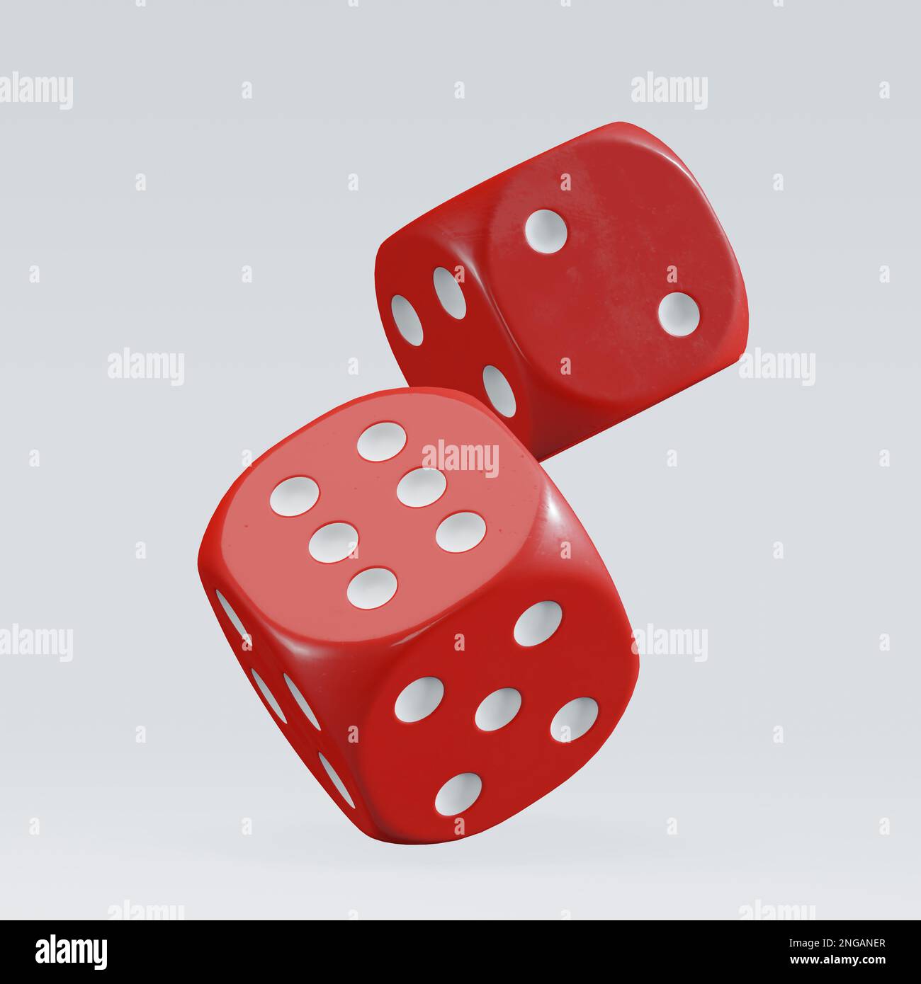 Board Game Pieces and Dice, 3D rendering isolated on white background Stock  Photo - Alamy