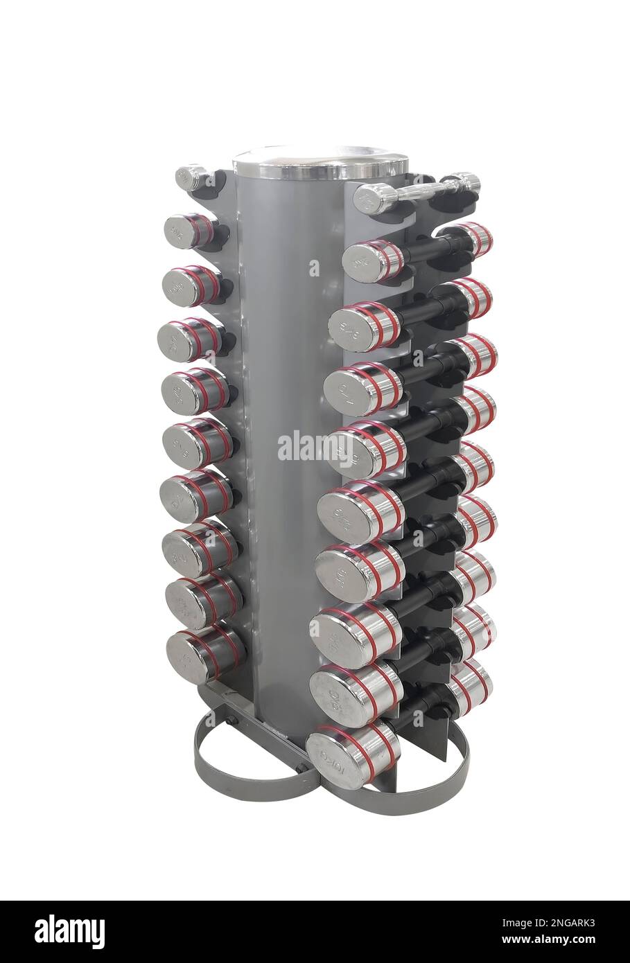 Gym Machine Colour Multifunctional gym machine isolated on white background. Gym equipment ...