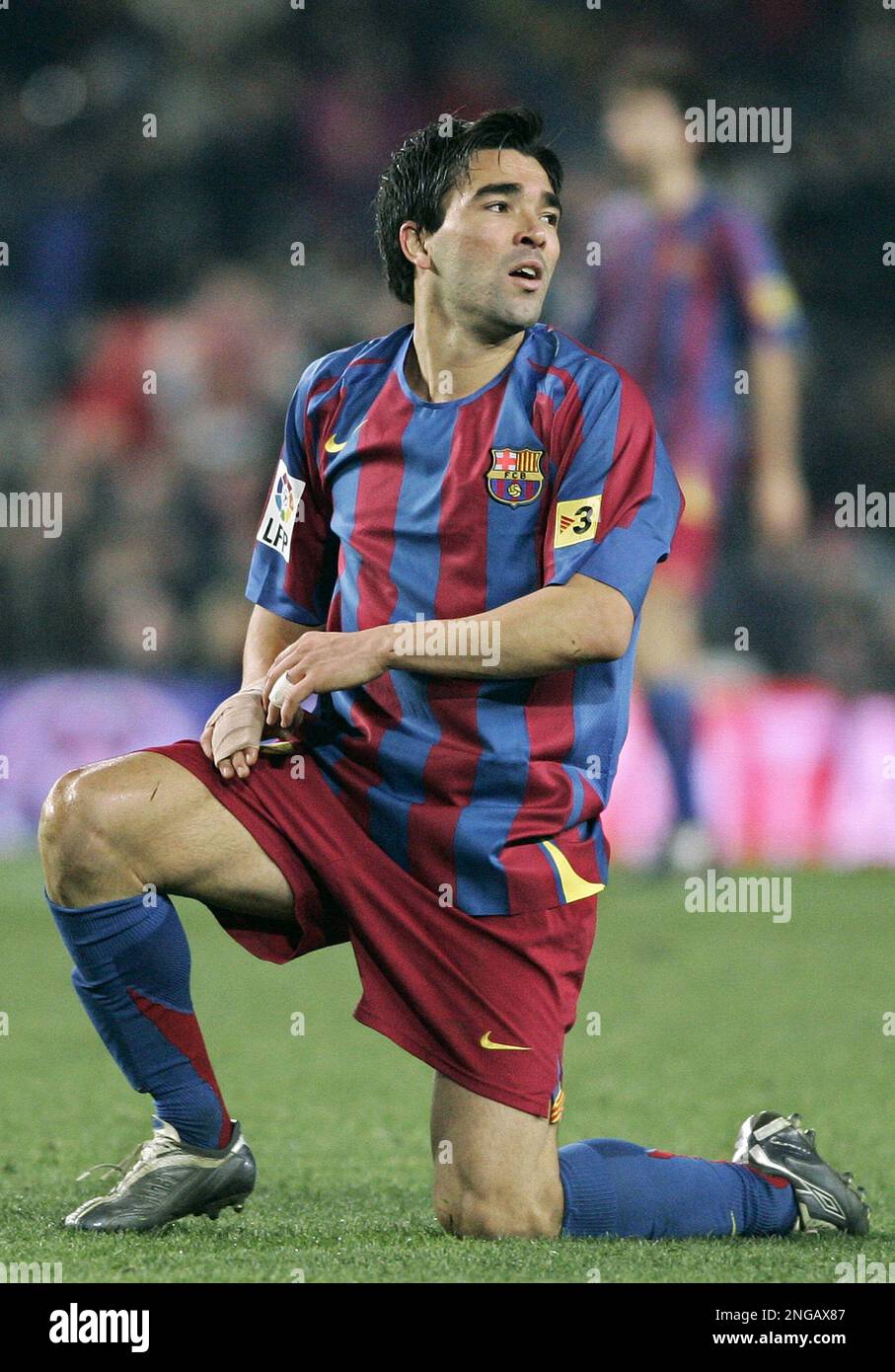 Barcelona's Portuguese player Deco is seen during a Spanish league