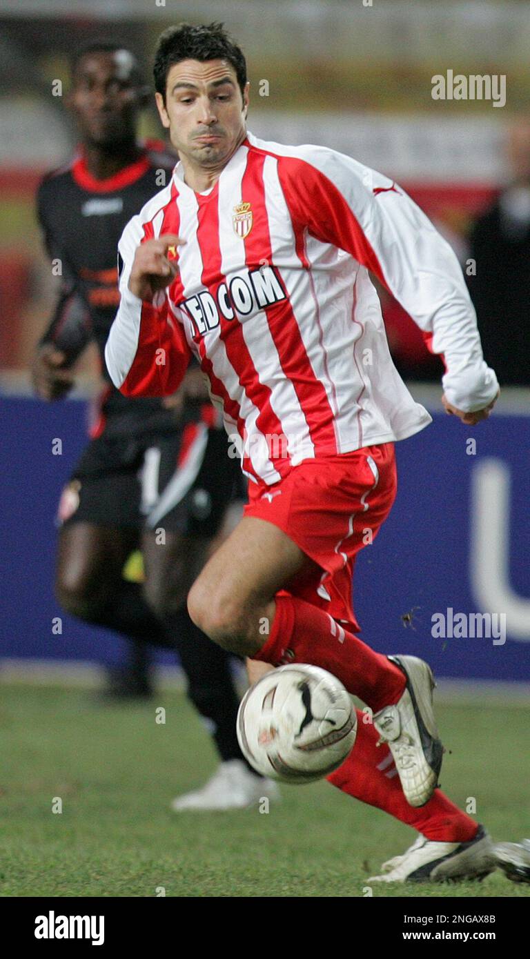 AS Monaco player Andreas Zikos during the UEFA Cup match against CSKA