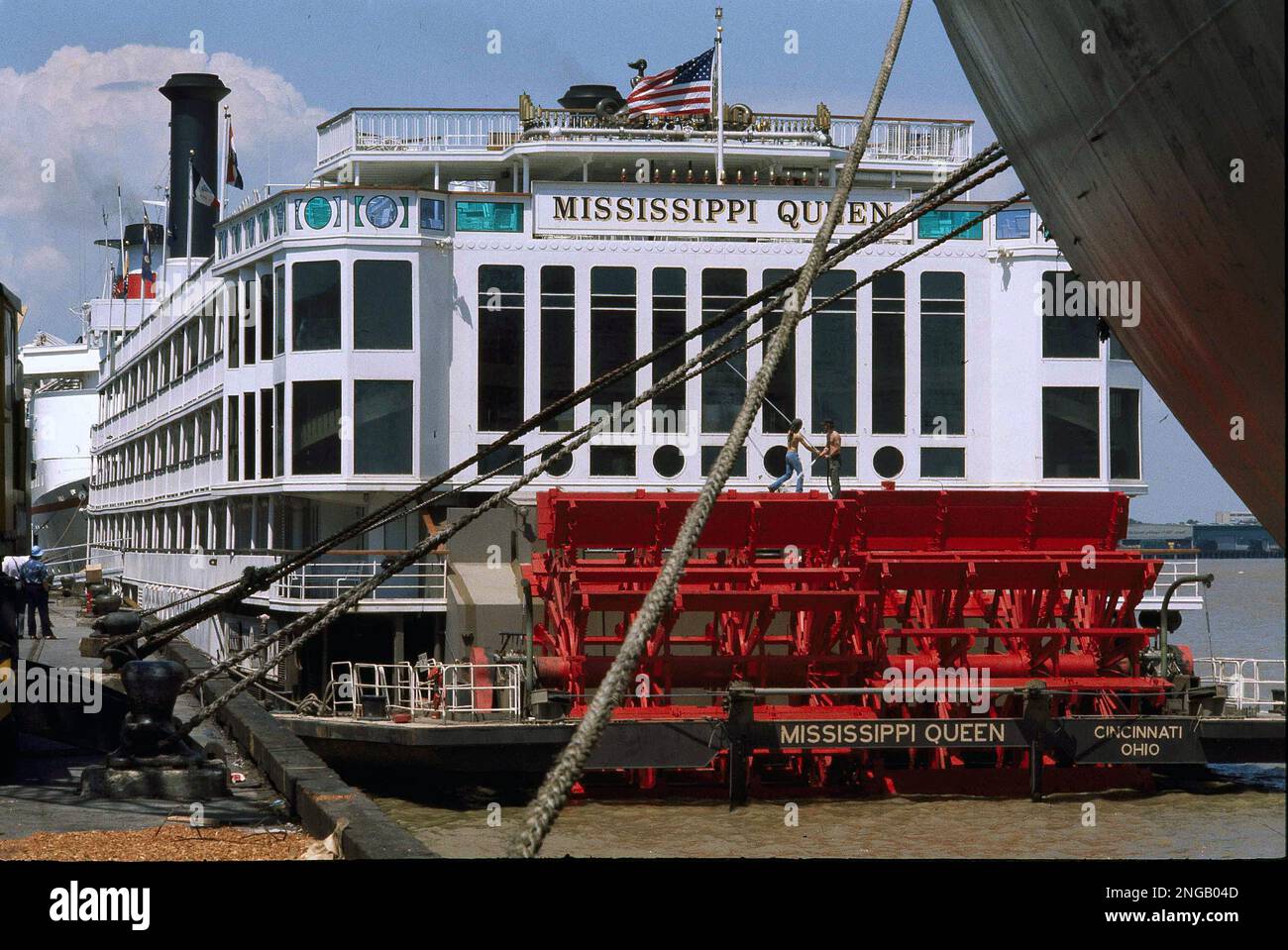 The riverboat Mississippi Queen is seen in New Orleans, 1978. (AP Photo