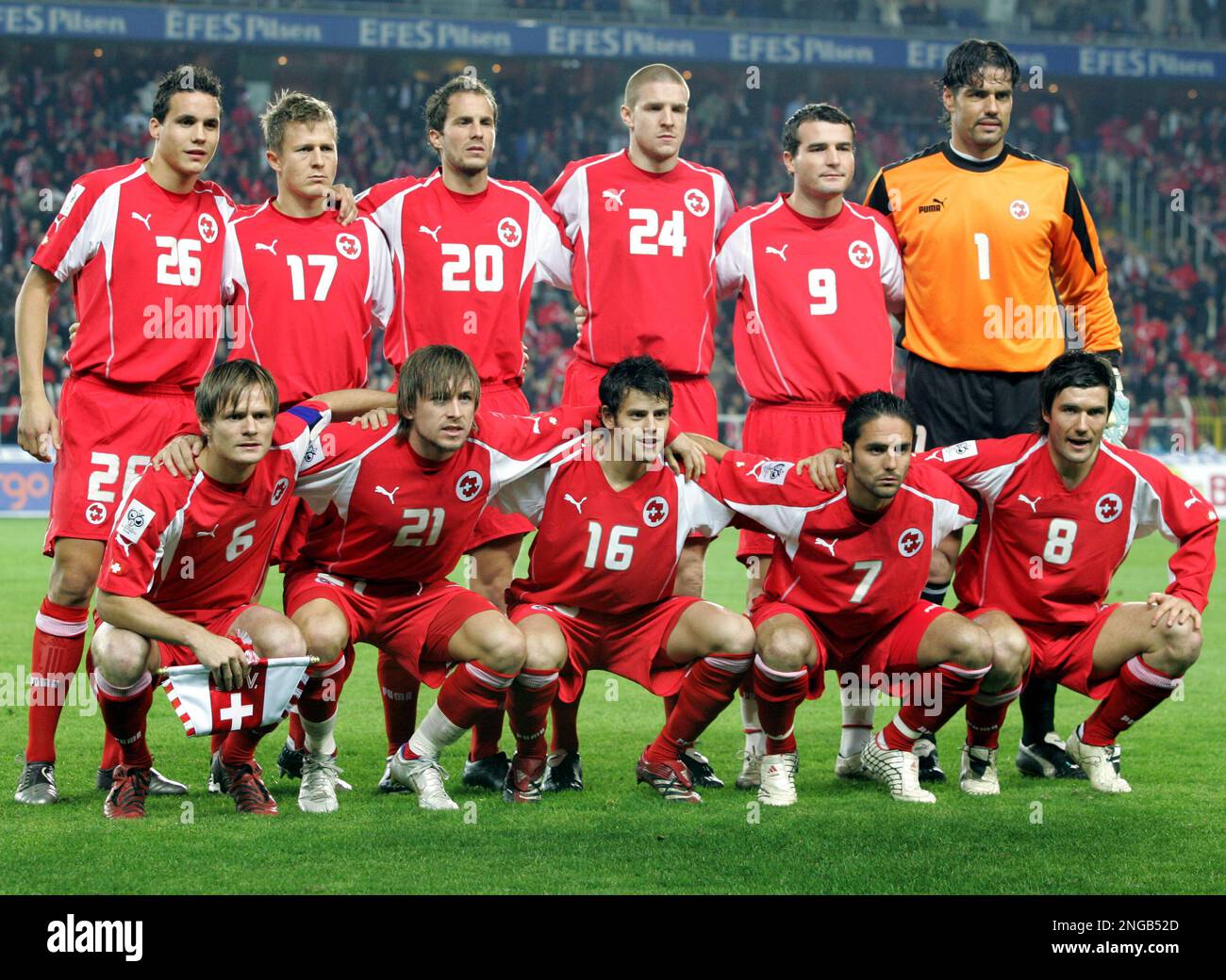 Swiss National Soccer Team Is Seen At Sukru Saracoglu Stadium In 