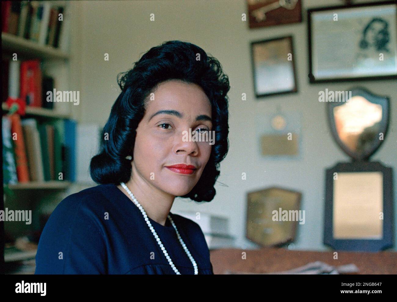 Coretta Scott King, widow of slain civil rights leader Dr. Martin ...