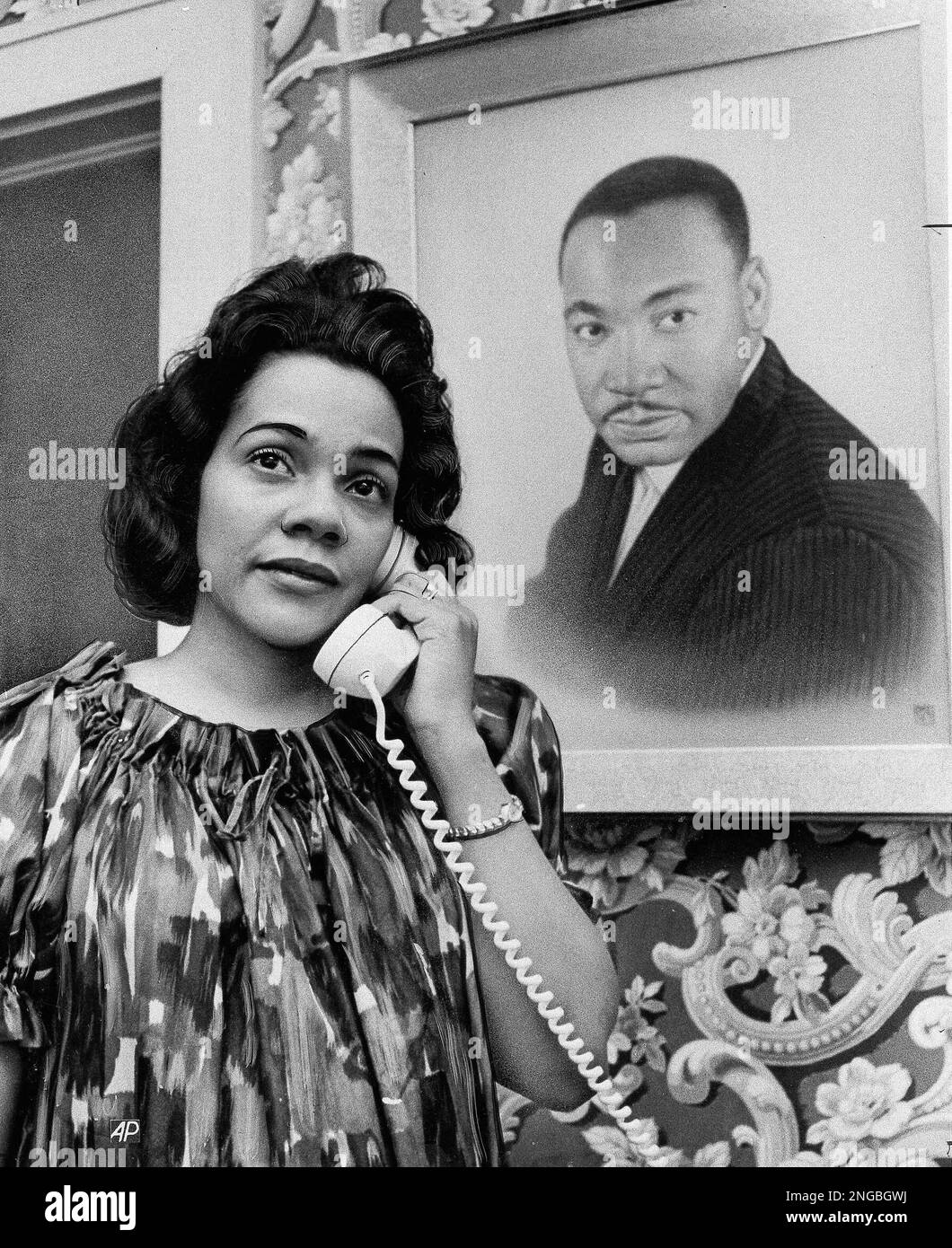 Coretta Scott King, wife of civil rights leader Dr. Martin Luther King ...
