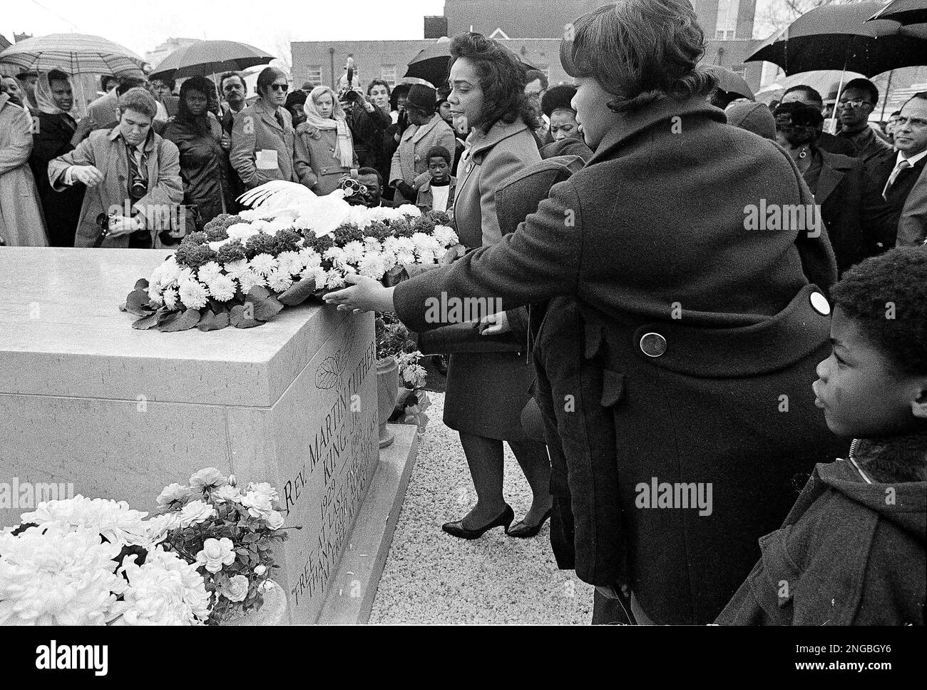 Coretta Scott King, widow of slain civil rights leader of Dr. Martin ...