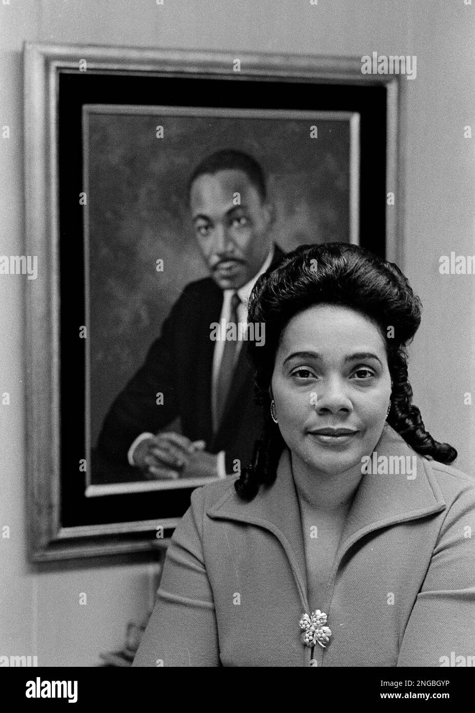 Coretta Scott King, widow of slain civil rights leader Dr. Martin ...