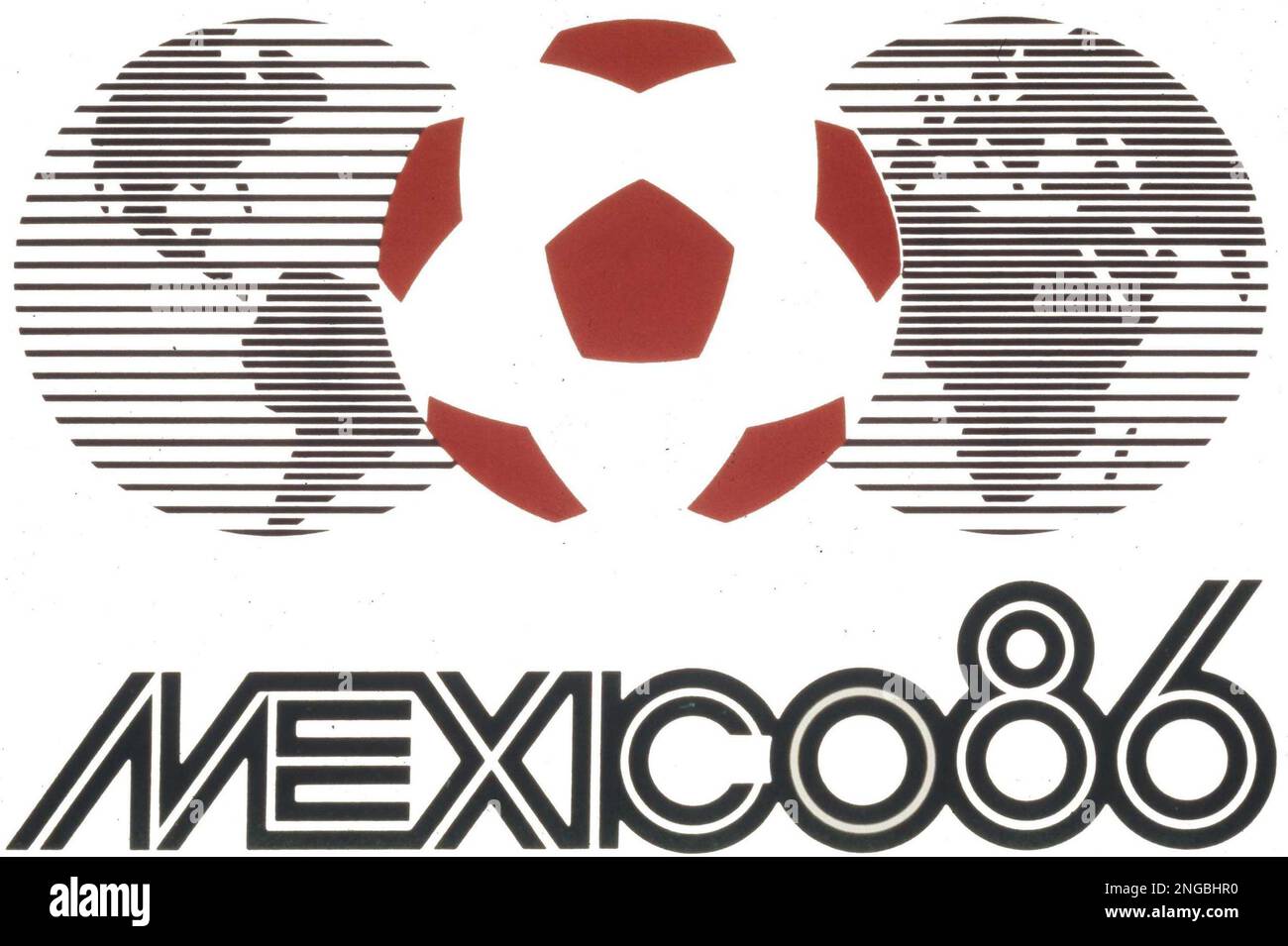 The Soccer World Cup logo, Mexico, 1986. Argentina defeated West