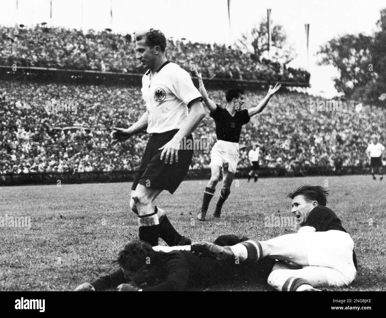 This Is The Last Moment Of The 1954 World Cup Soccer Tournament Final ...