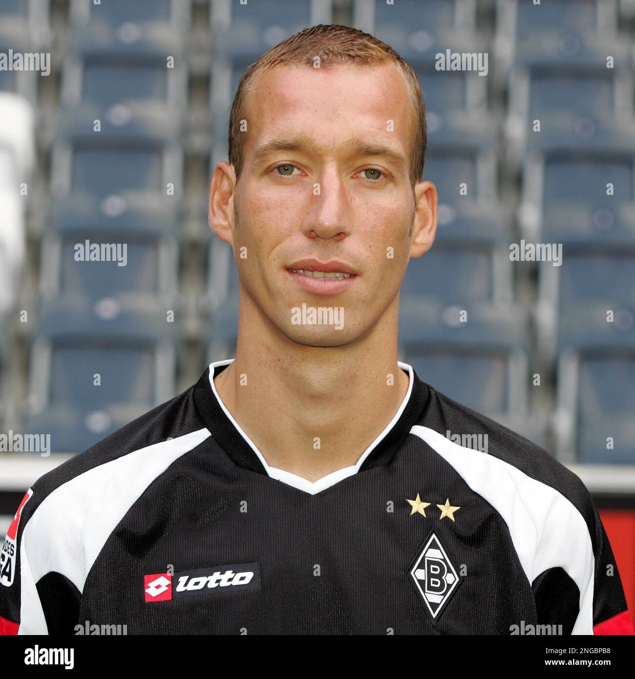 Jeff Strasser Autogrammkarte Borussia Mönchengladbach 2002-03