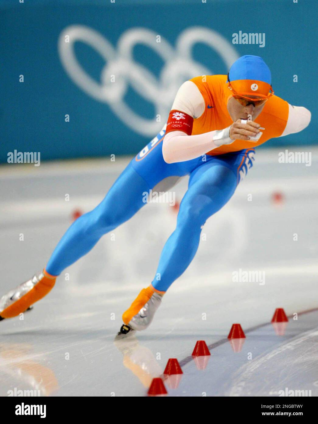 Netherland's Jochem Uytdehaage races during the men's 5000m Olympic