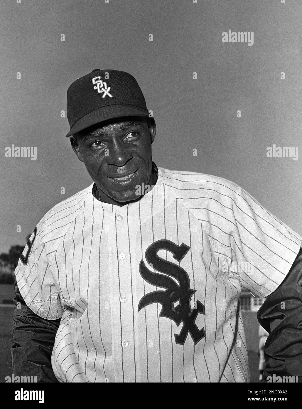 White Sox outfielder Minnie Minoso is seen March 1960. (AP Photo