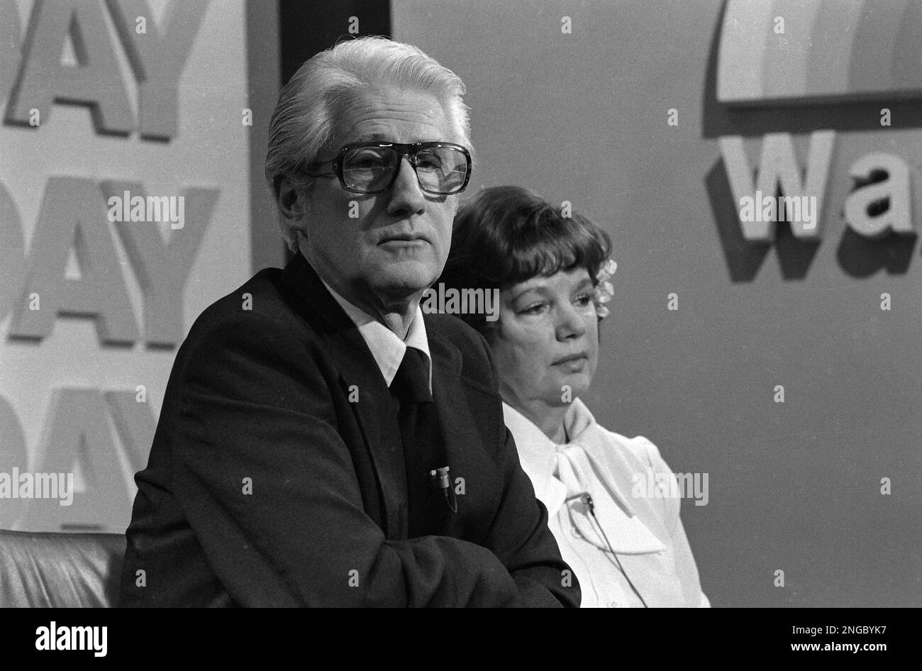 Former Associate FBI Director W. Mark Felt, and his wife Audrey, appear on  NBC's "TODAY" television show in Washington, D.C. Tuesday, April 11, 1978.  Felt, who was indicted on a charge of