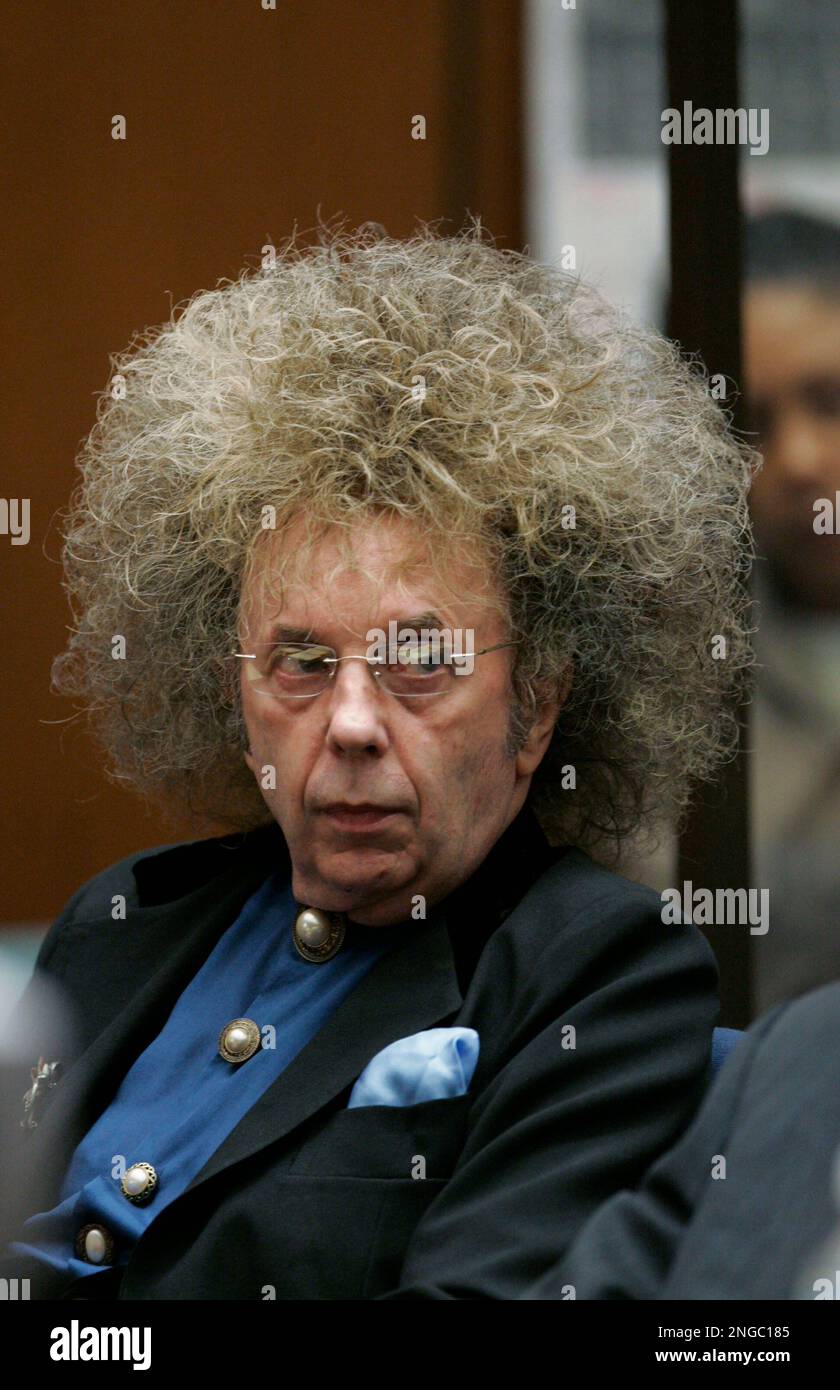 Music producer Phil Spector is shown in Superior Court Monday, May 23 ...