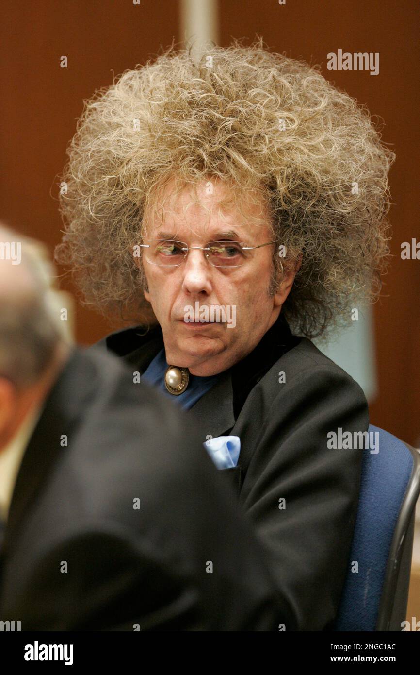 Music producer Phil Spector is shown in Superior Court Monday, May 23 ...