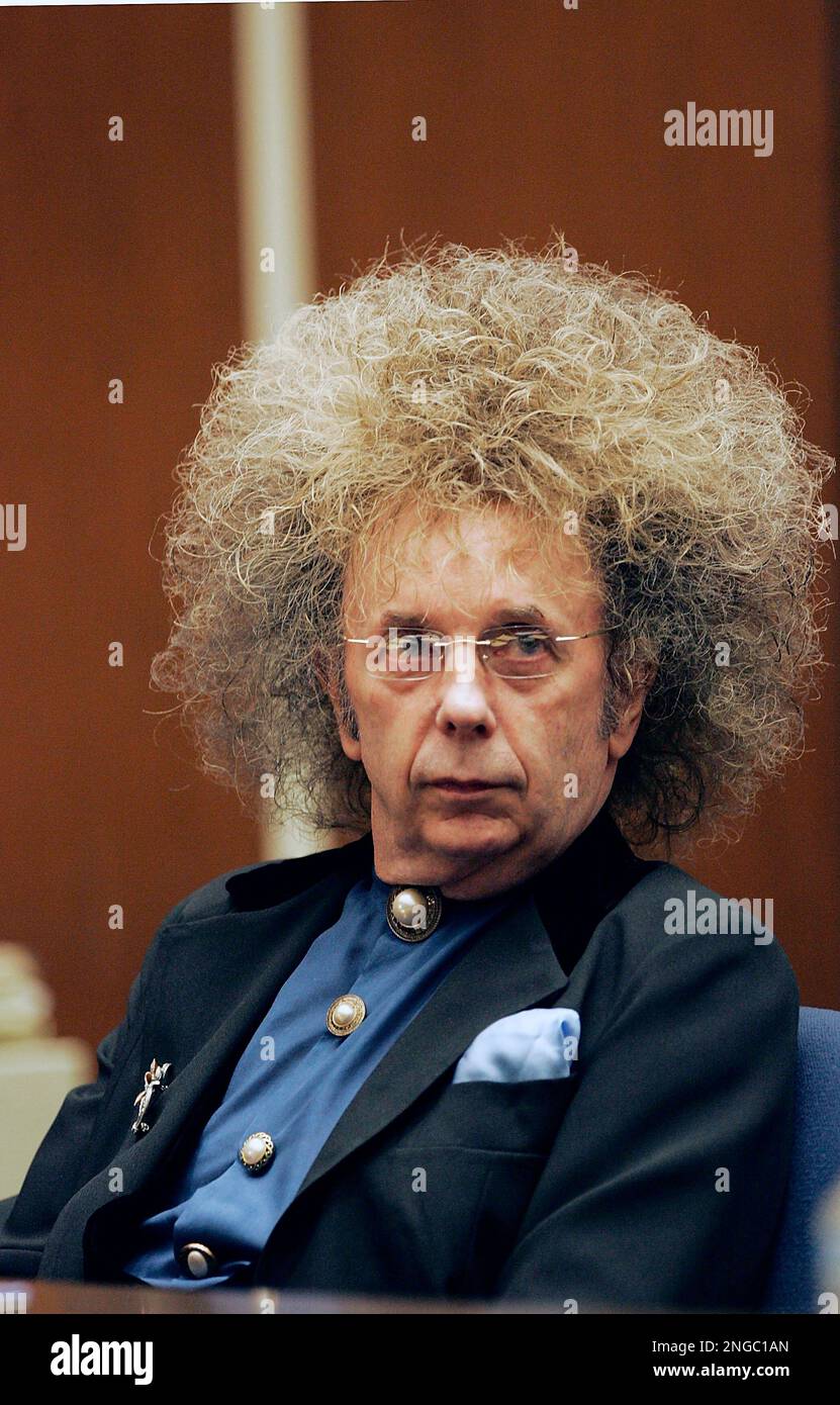 Music producer Phil Spector is shown in Superior Court Monday, May 23 ...