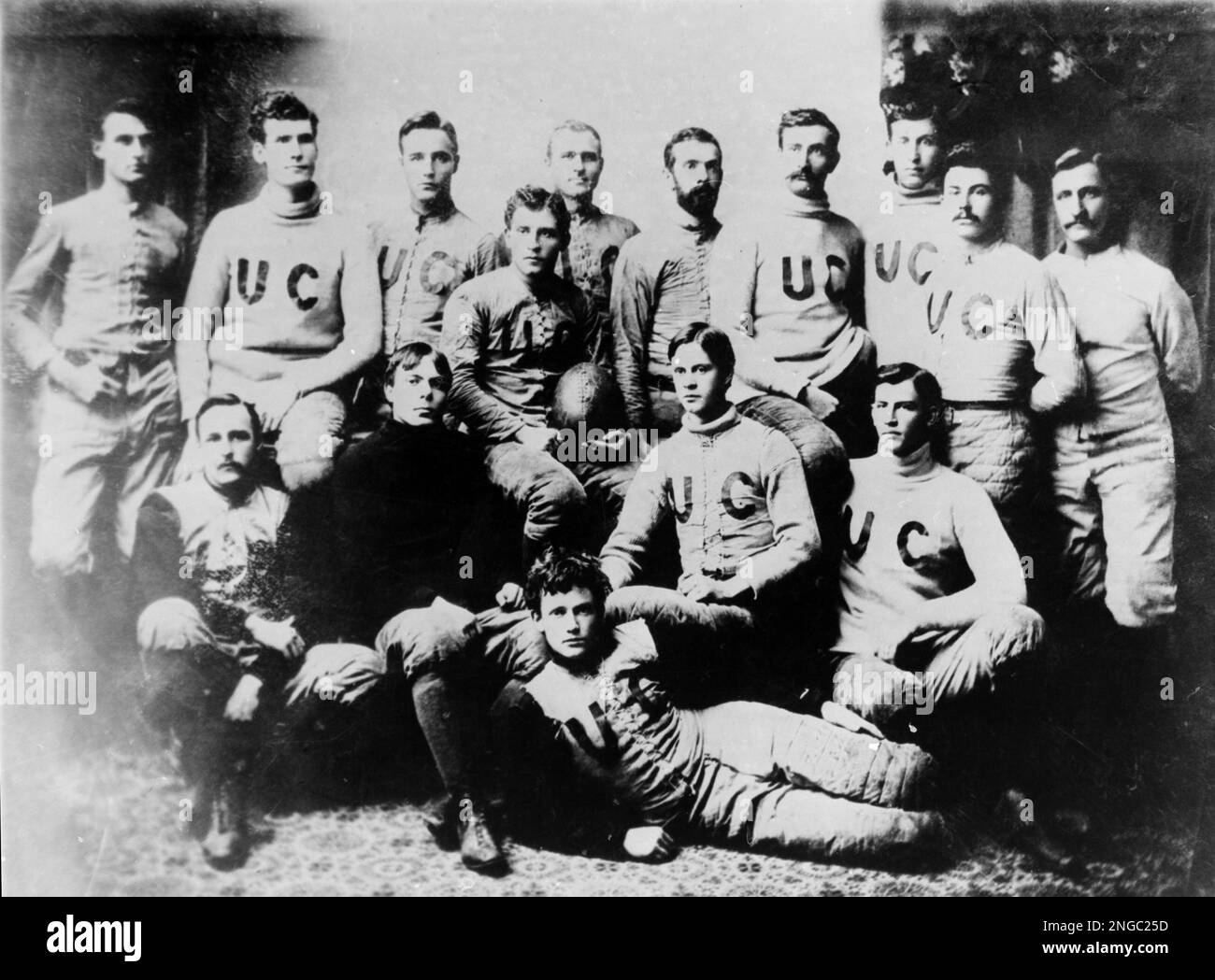 The University of Chicago football team is seen in this 1892 photo