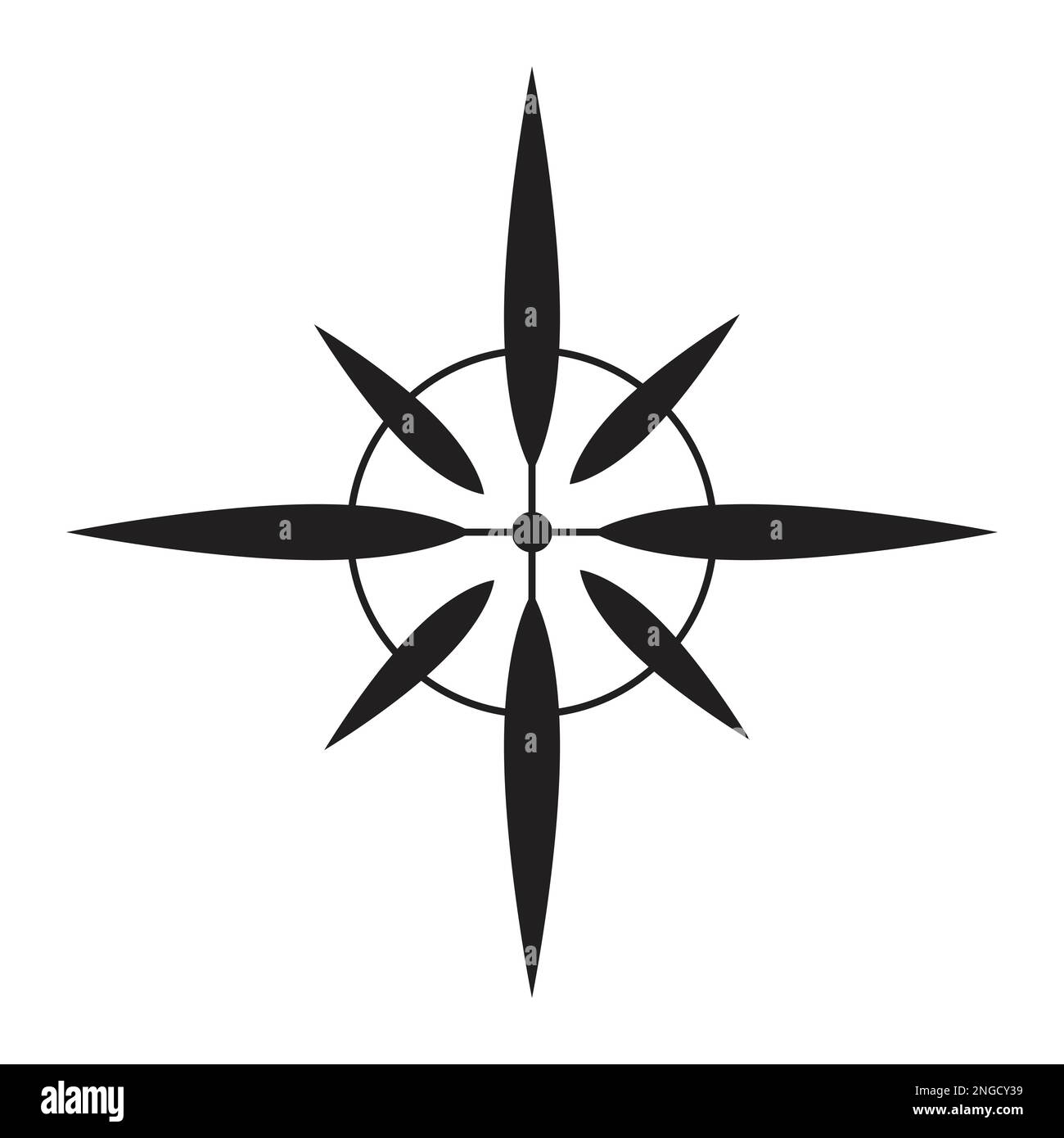 Old wind rose navigational Black and White Stock Photos & Images - Alamy