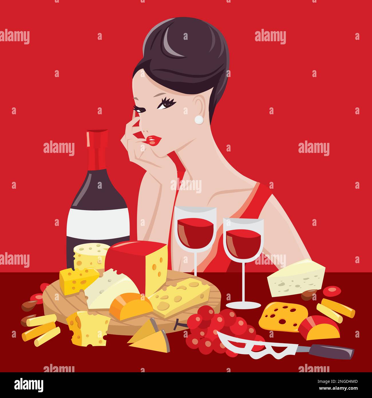 feta-glas-stock-vector-images-alamy