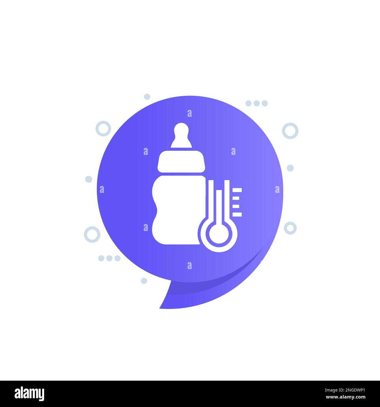 Baby bottle temperature icon, vector Stock Vector Image & Art Alamy
