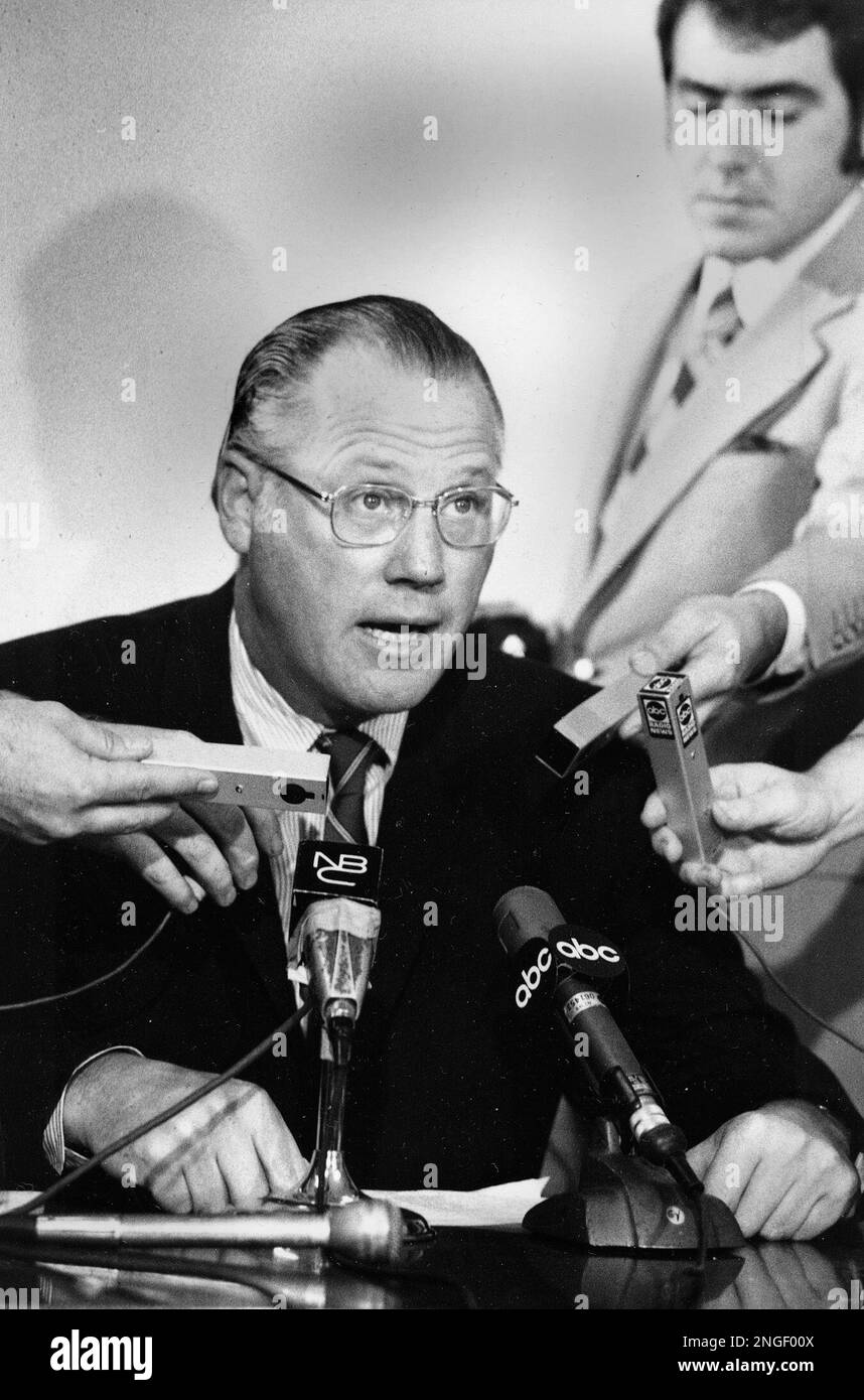 Detroit Tigers ace pitcher Denny McLain shows off a large stuffed