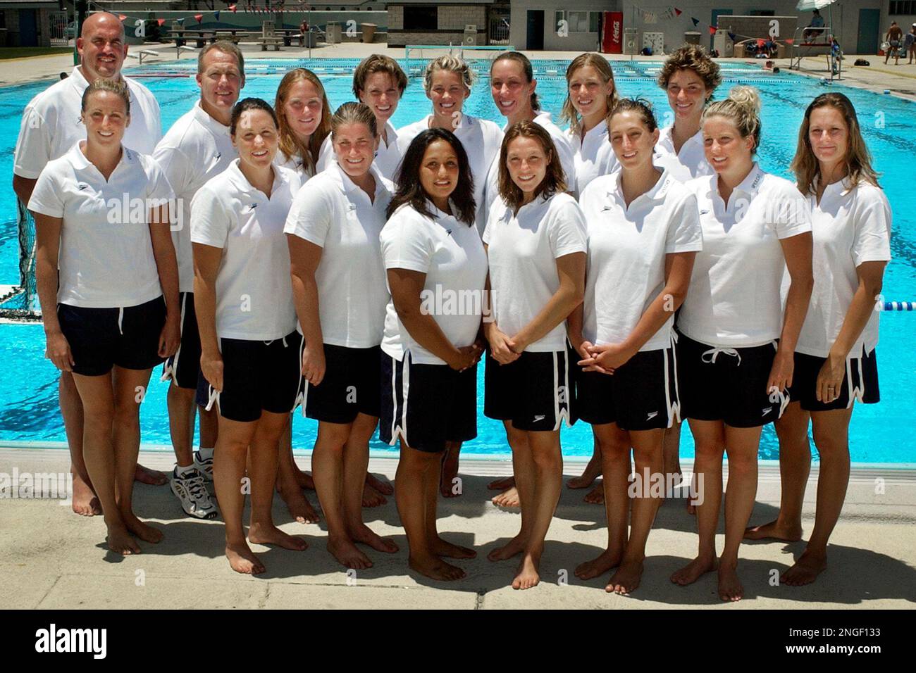 The members of the United States Olympic Women's Water Polo team are