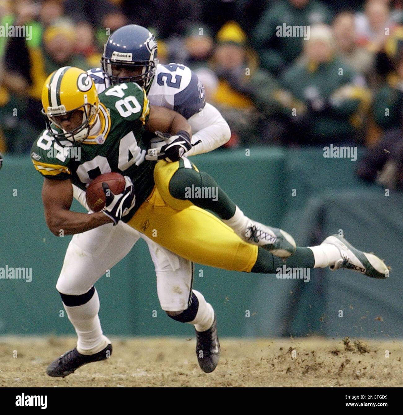 7 Dec 2004: Javon Walker of the Green Bay Packers during the Packers 34-21  victory over the Chicago Bears at Lambeau Field in Green Bay, WI. (Icon  Sportswire via AP Images Stock Photo - Alamy